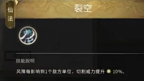 裂空仙術示意圖