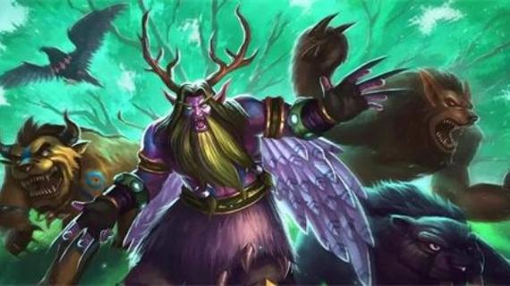 狼人德魯伊戰斗