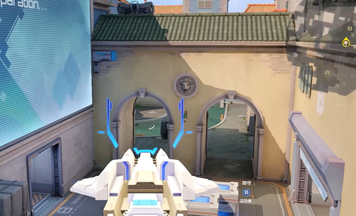 風曳鎮A走廊進攻路線