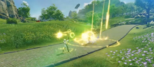 暴風箭矢示意圖