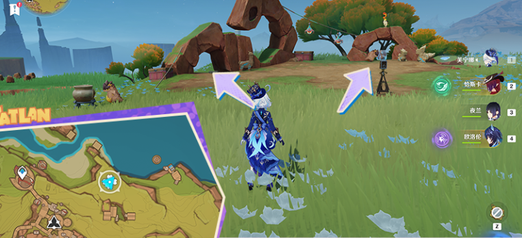 花羽會東北邊互動