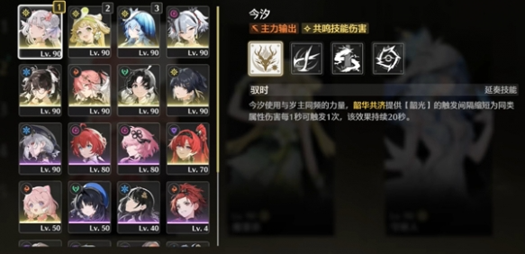 角色詳情頁界面