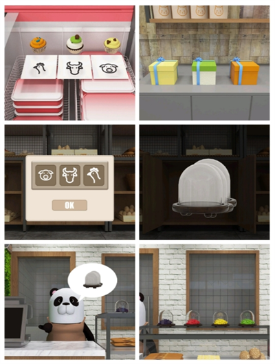 使用鑰匙打開(kāi)廚房門(mén)
