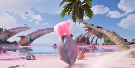 沙灘漂移示意圖