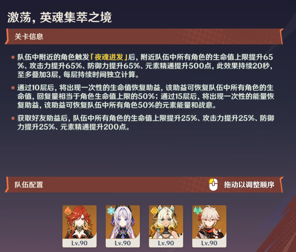 原神淬煉之界第五天怎么過？推薦陣容分享-景澄手游網
