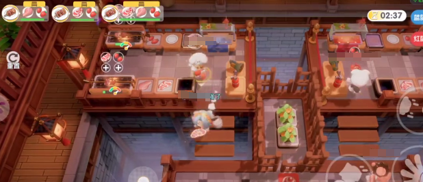 極限上菜操作示意圖