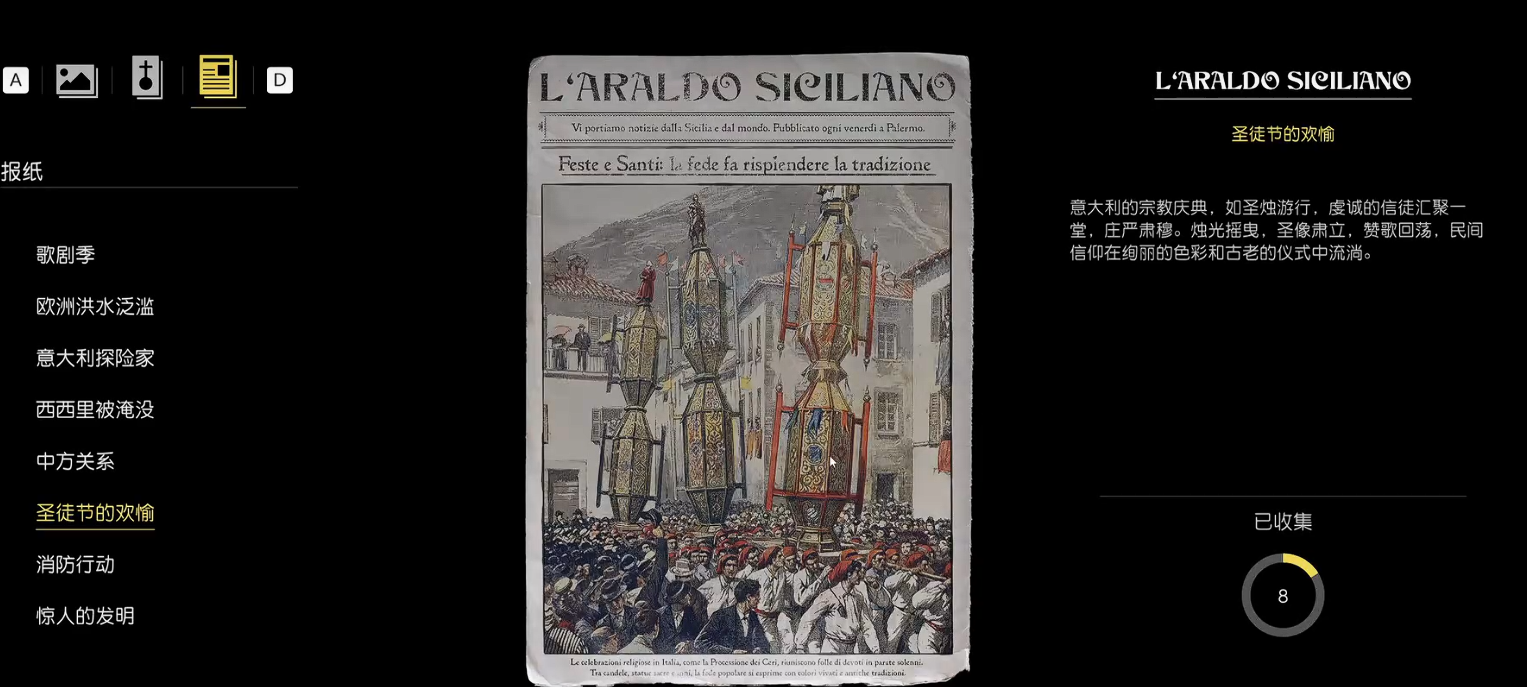 圣徒節場景示意圖