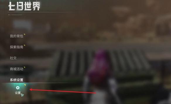 系統設置界面