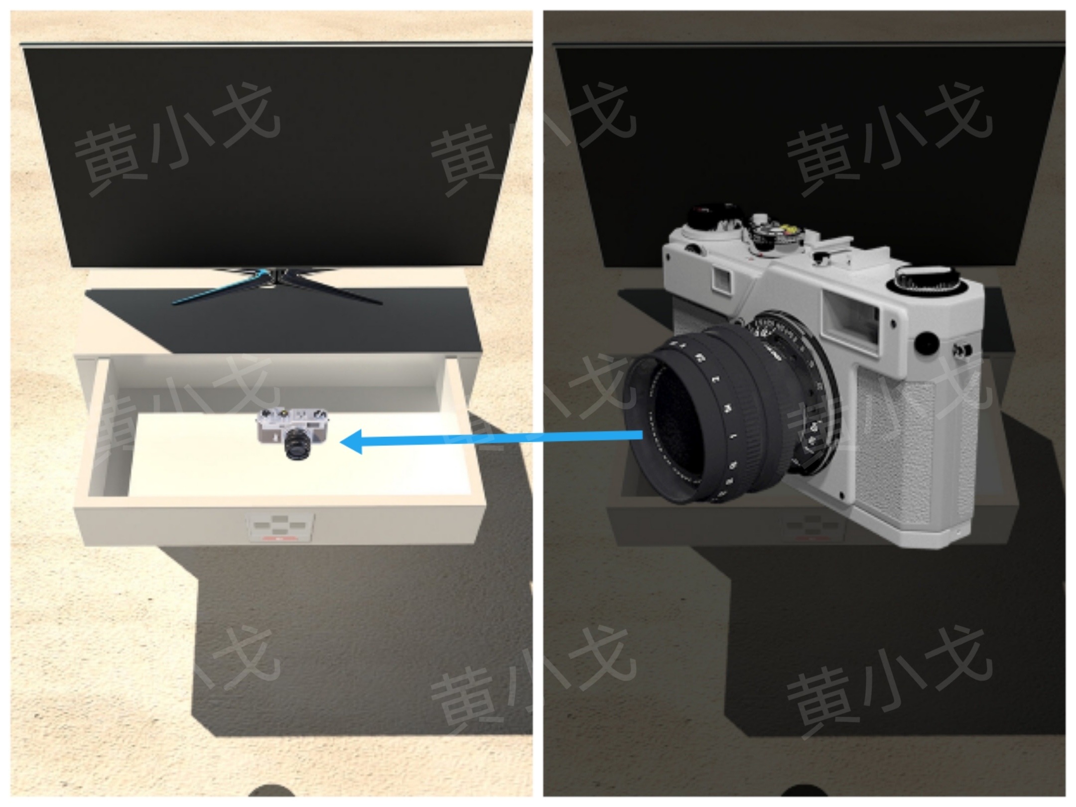 相機獲取示意圖