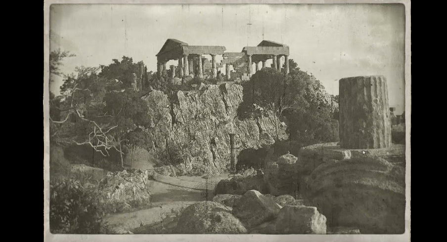 完成拍照的神廟全景