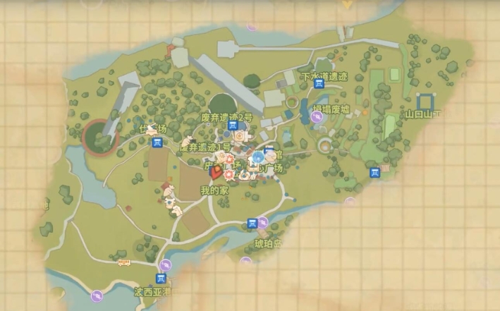 前往中心廣場路線