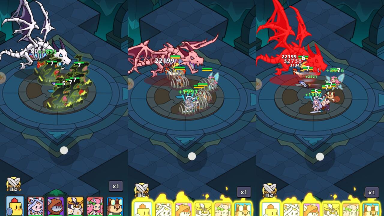 巨龍神殿環境機制示意圖