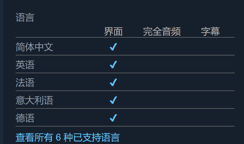 中文界面示意圖