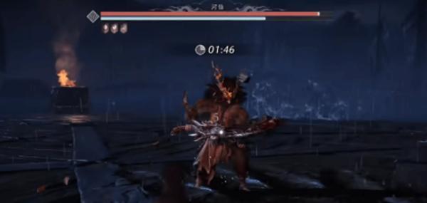 河伯攻擊硬直期反擊示意圖