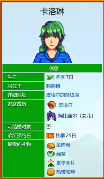 卡洛琳在日光房