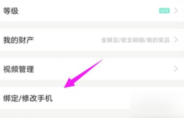 綁定手機選項