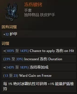 凍傷鐐銬示意圖