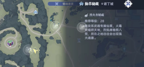 八瓣仙脂蘭位置示意圖