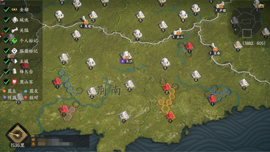 烽火臺布局示例