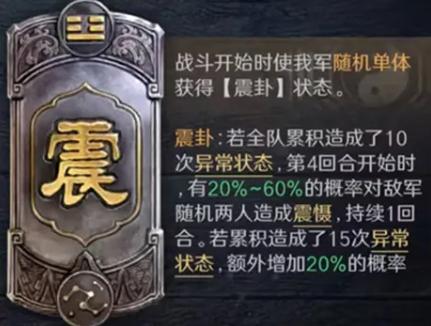 震卦效果示意圖