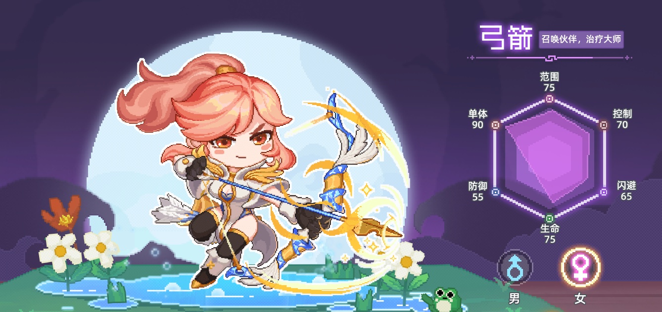 弓箭手職業界面