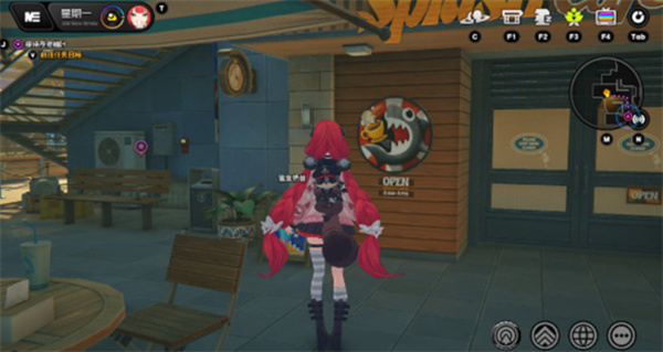 鯊魚奶昔廣告牌特寫