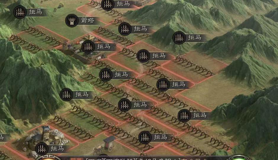 拒馬戰(zhàn)術(shù)部署圖