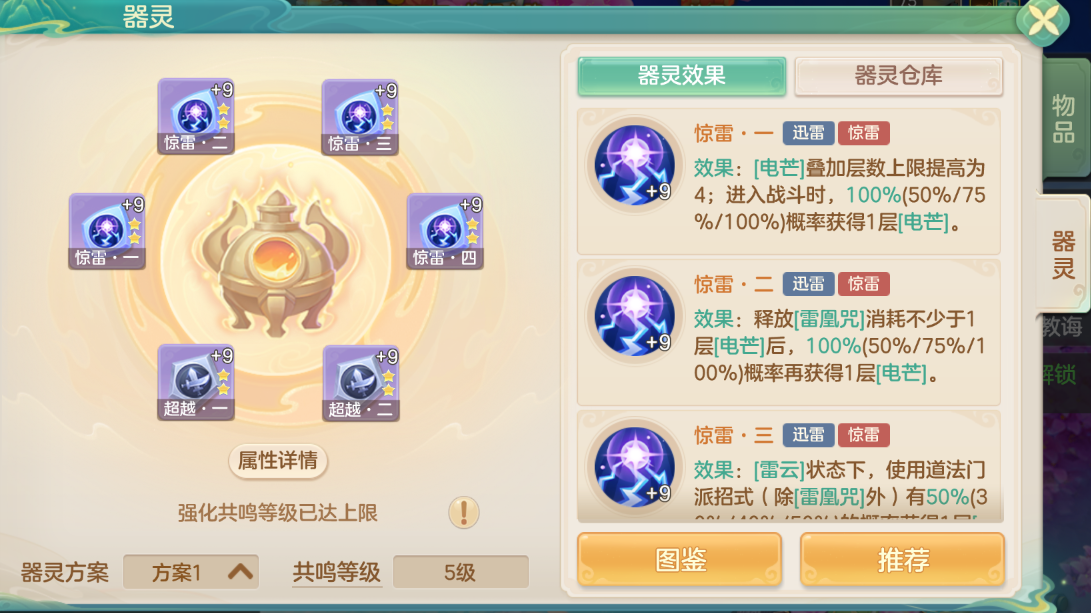 器靈套裝示意圖