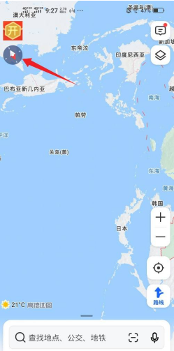 指南針示意圖