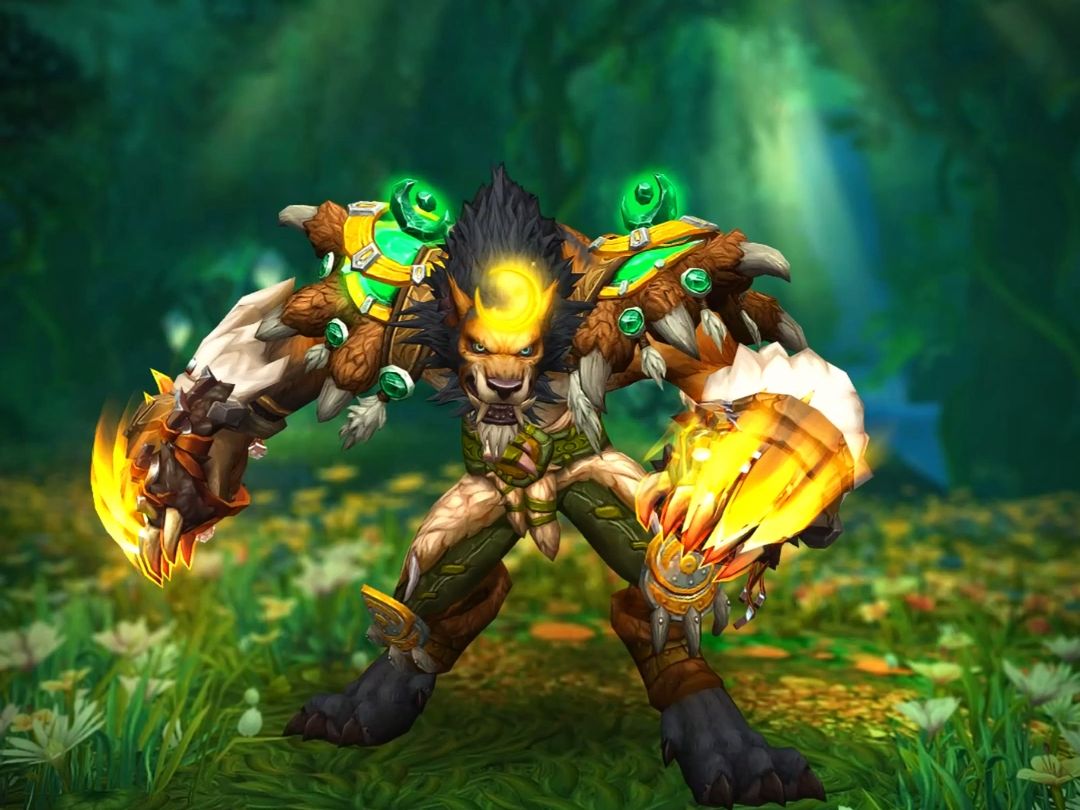 暗夜德魯伊戰斗