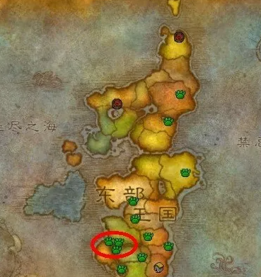 寵物訓練大師位置示意圖