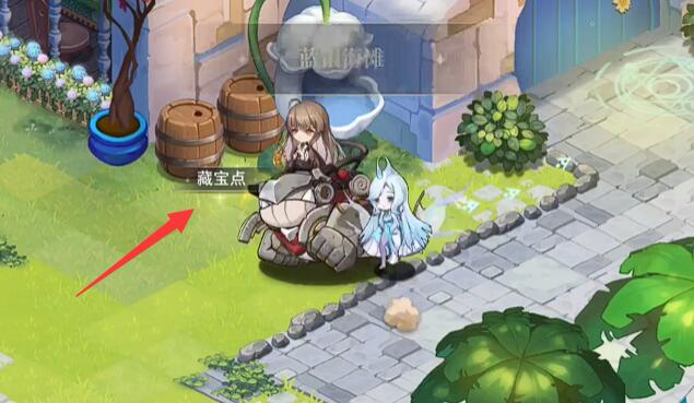 藏寶圖收集示意圖