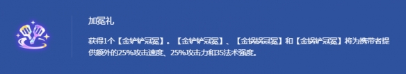 三冠冕裝備組合示意圖