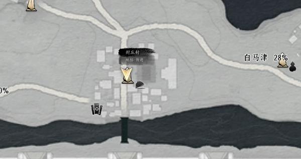 傳送點(diǎn)位置示意圖