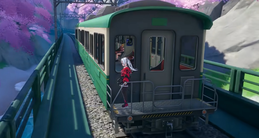 異環水上列車彼岸櫻花林