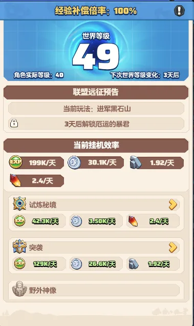 39級到40級裝備升級示意圖