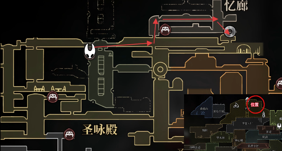 探索《空洞騎士絲之歌》：憶廊地圖獲取全攻略