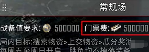 戰備值與門票