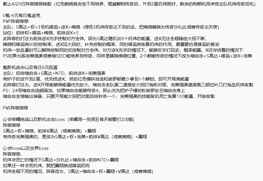 高達鋼鐵之詩PVP及PVE陣容推薦-景澄手游網(wǎng)