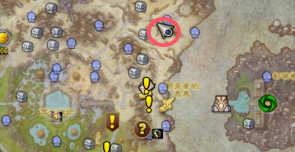 扎雷歿提斯坐標示意圖