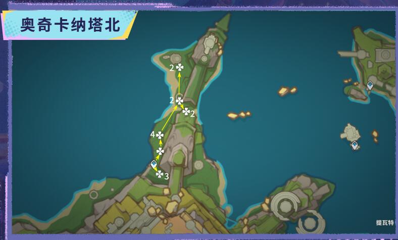 煙謎主地面分布圖