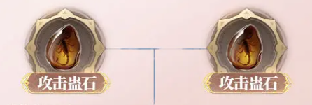 雙攻擊蠱石示意圖