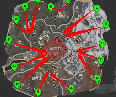 輻射區(qū)進入路線示意圖