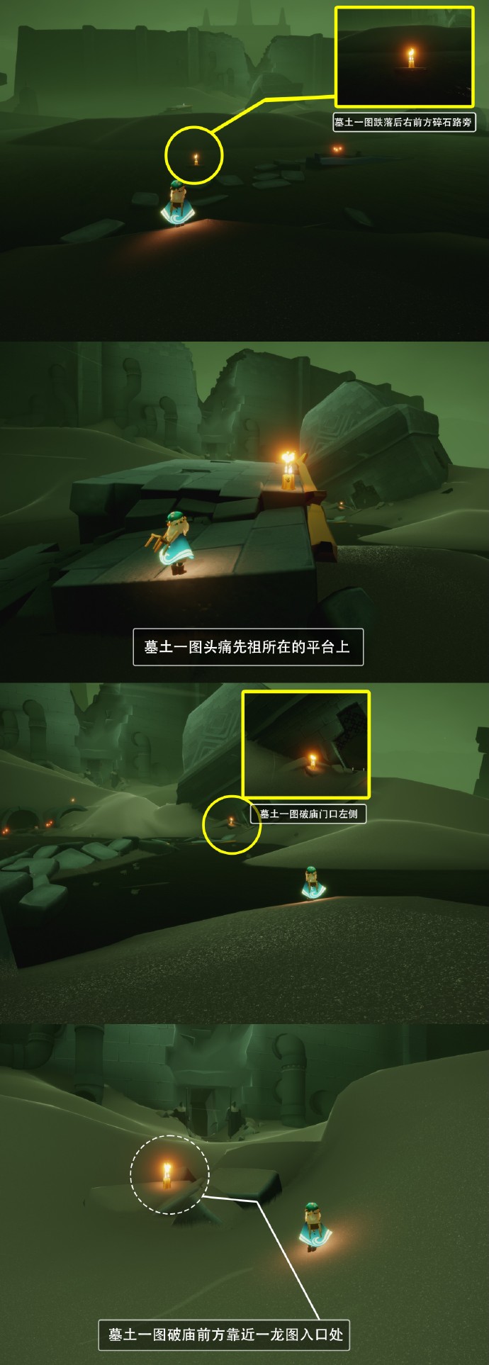 季節(jié)蠟燭位置示意圖