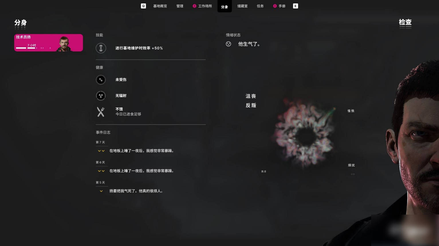 分身分配示意圖