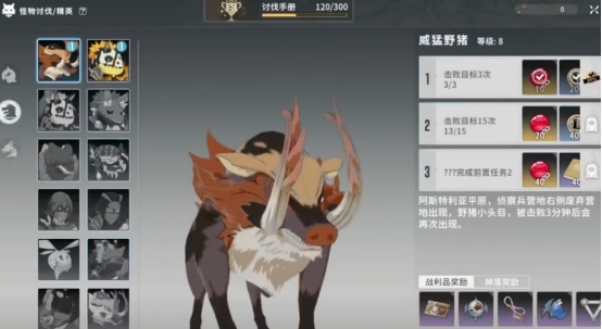 怪物分布示意圖