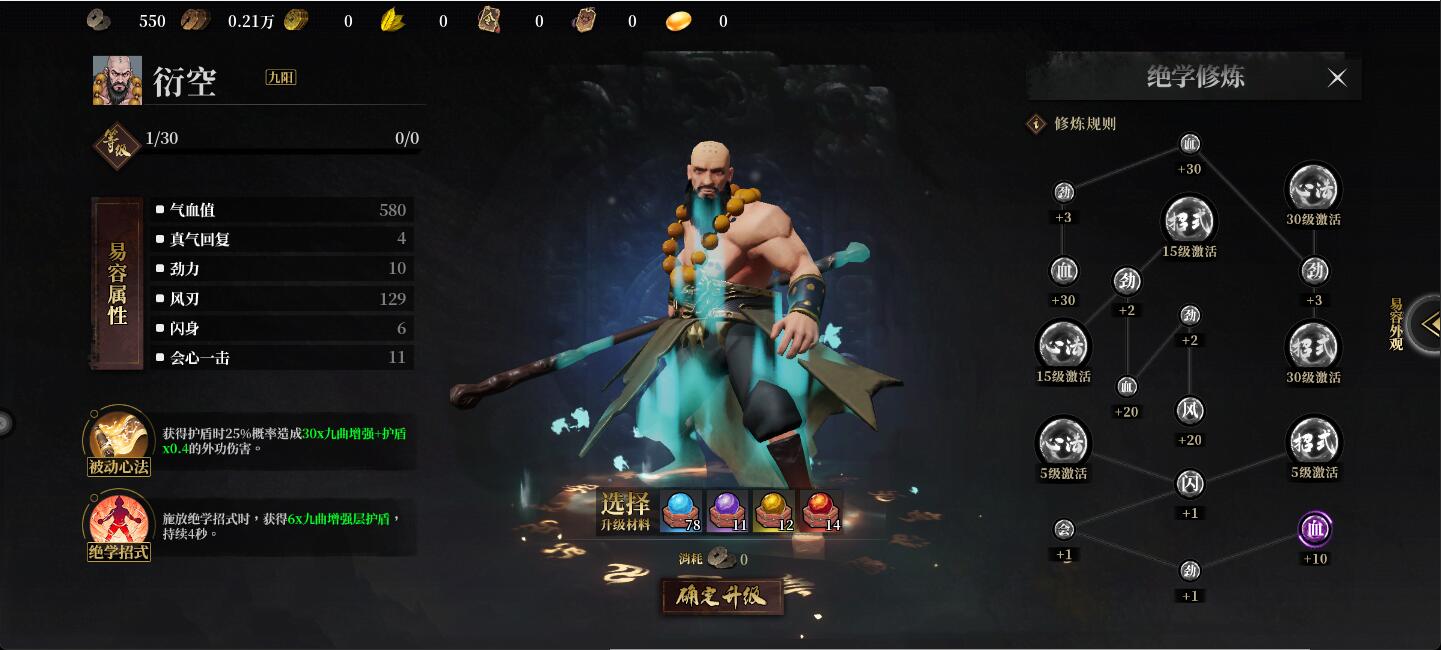 九陽(yáng)流派示意圖