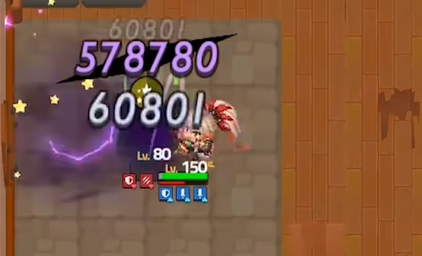 普通攻擊示意圖