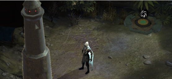 燈塔點亮順序示意圖