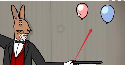 氣球排序示意圖